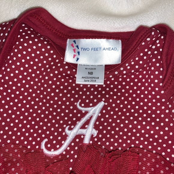 SOLD Crimson Tide ruffle onesie - Picture 3 of 3